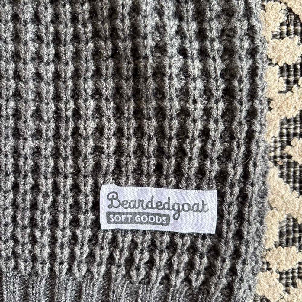 Charcoal Crewneck Sweater by bearded goat - Picture 5 of 6